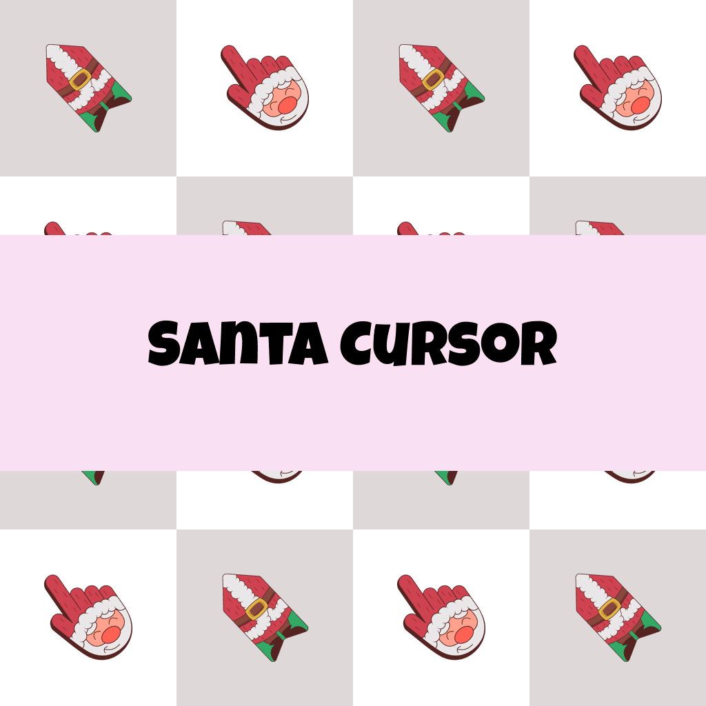 Preview Santa cursor custom cursor pack